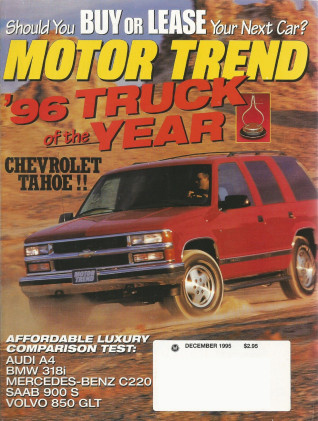 MOTOR TREND 1995 DEC - VICTOR, FORD GT90, MIATAS
